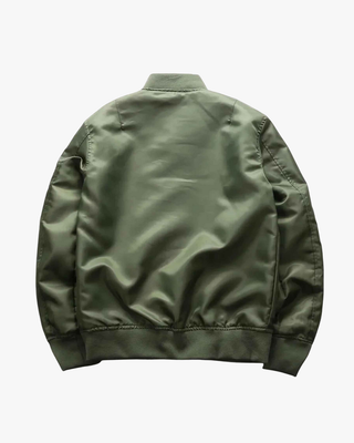Alden | Sleek Zip-Front Classic Bomber Jacket