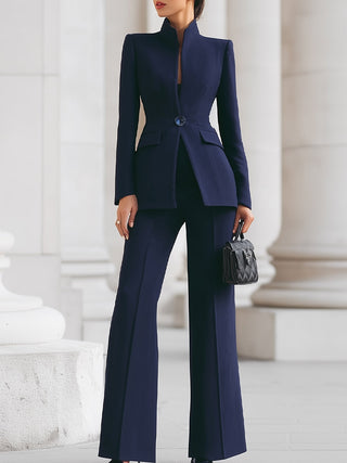 Avery | Elegant Blazer &amp; Pants Suit Set