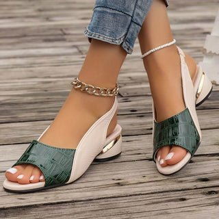 Susan | Elegant Low Heel Orthopedic Sandals