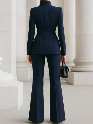 Avery | Elegant Blazer &amp; Pants Suit Set