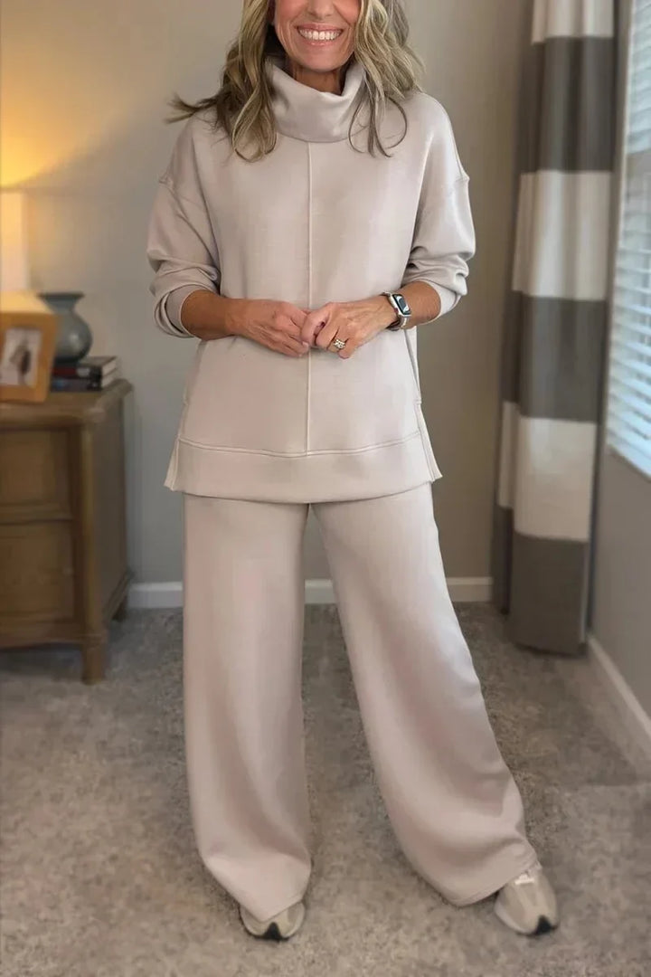 Amelia | Sophisticated Turtleneck Tailored Travel Set