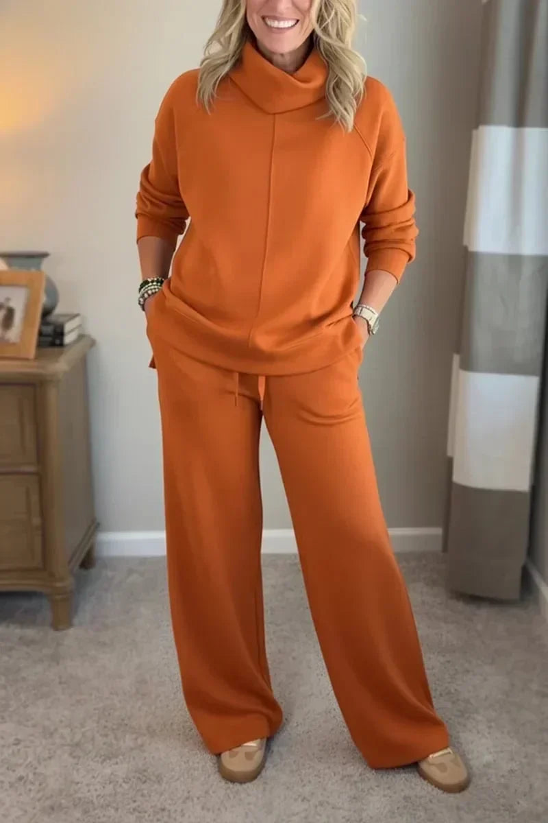 Amelia | Sophisticated Turtleneck Tailored Travel Set