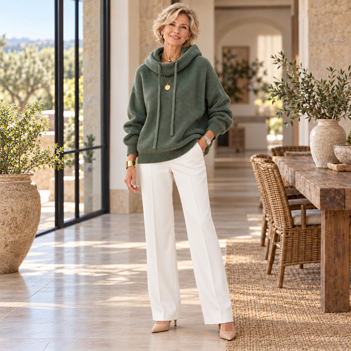Lia - Sophisticated high-neck sweater for a chic look